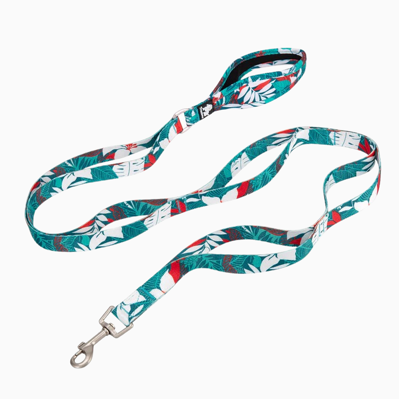 Kamouflage hundkoppel - med extra handtag